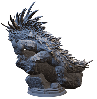 Miniatura Basilisco in Resina (D&D)