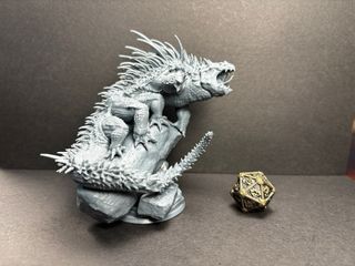 Miniatura Basilisco in Resina (D&D)
