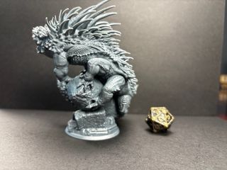 Miniatura Basilisco in Resina (D&D)