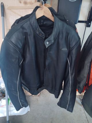 Chaqueta moto cuero XL