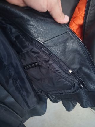 Chaqueta moto cuero XL