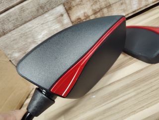 Retrovisores moto - Espejos negros rojos