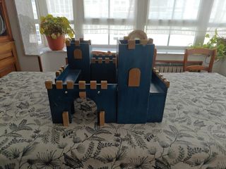 Castillo madera infantil vintage