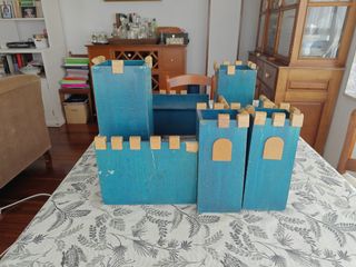 Castillo madera infantil vintage