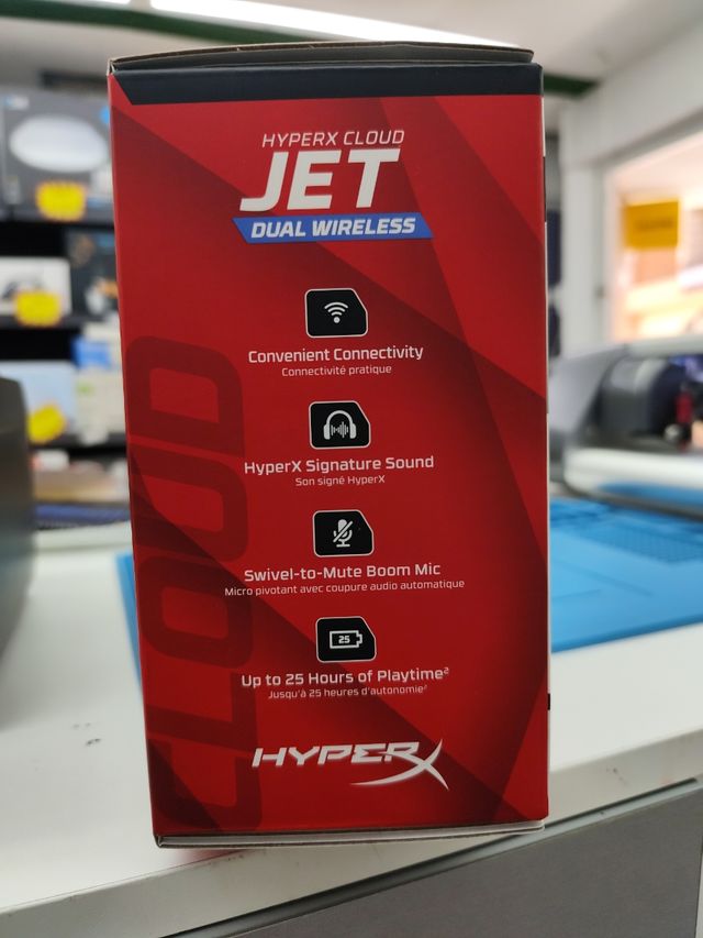 HyperX Cloud Jet - Auriculares inalámbricos