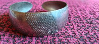 Brazalete plata tibetana