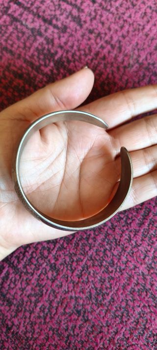 Brazalete plata tibetana