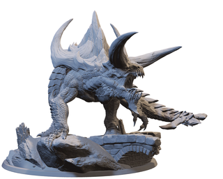 Miniatura Tarrasque resina D&D