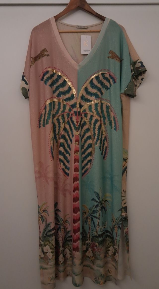 Vestido Zikan Fashion lurex