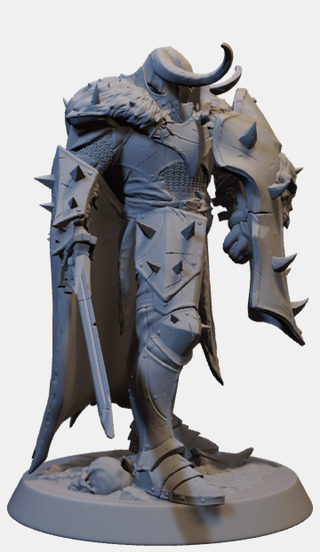 Miniatura Paladino Resina D&D