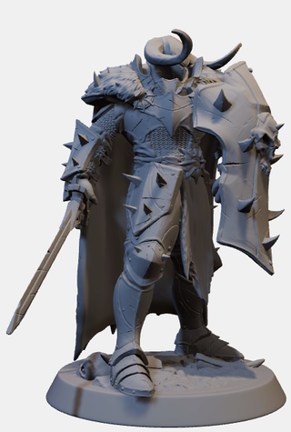 Miniatura Paladino Resina D&D