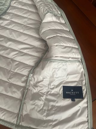 Chaleco acolchado HACKETT verde claro. Original. 