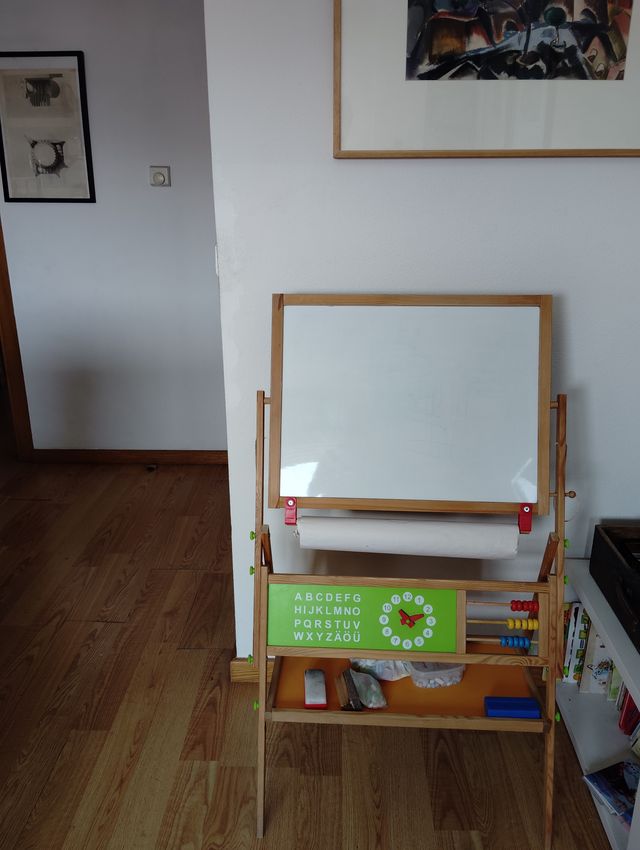 Pizarra infantil juego tizas niños niñas 3 a 7años