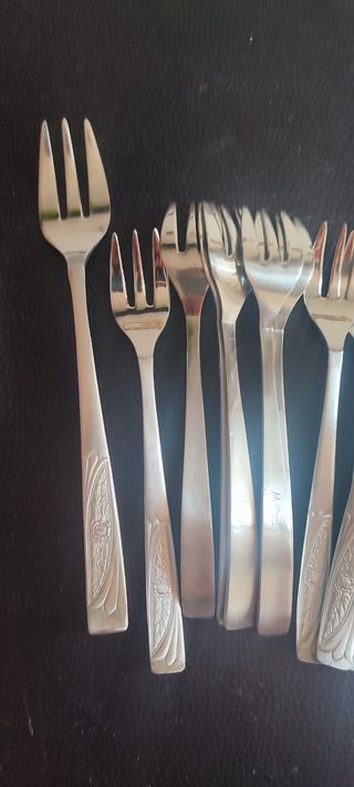 Servizio pesce 12 persone acciaio e argento