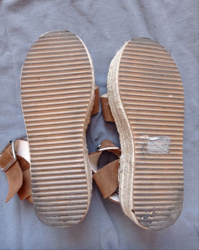 Sandalias de esparto