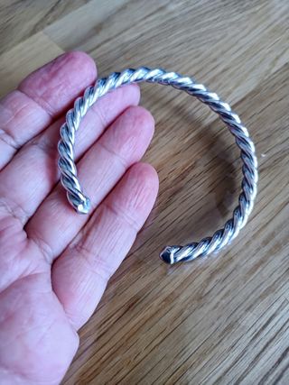 Braccialetto Alluminio - Intrecciato