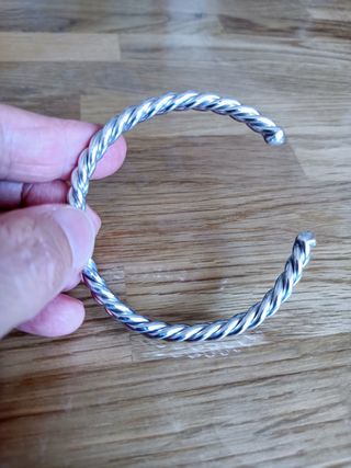 Braccialetto Alluminio - Intrecciato