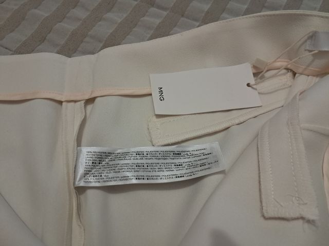 Calções pérola Mango