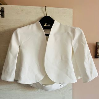 Vestido boda blanco + chaqueta