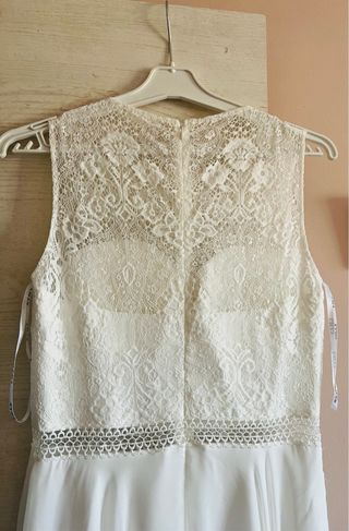 Vestido boda blanco + chaqueta