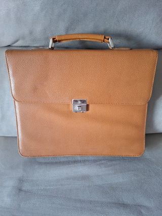 Maletín ejecutivo piel marrón