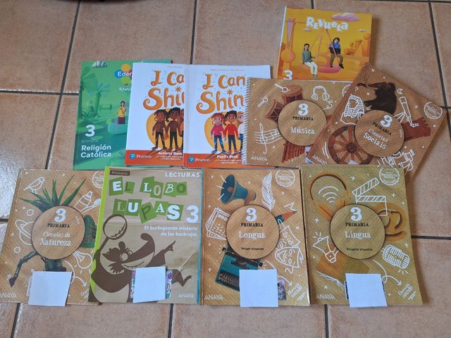 Libros de texto 3° de Educación Primaria