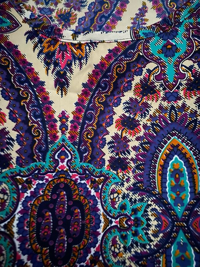 Vestido Natura multicolor talla S