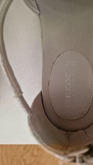 Sandalias Geox Plata-Blanco