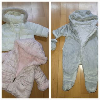 Lote ropa bebé niña y tres abrigos 3-6 meses (68cm