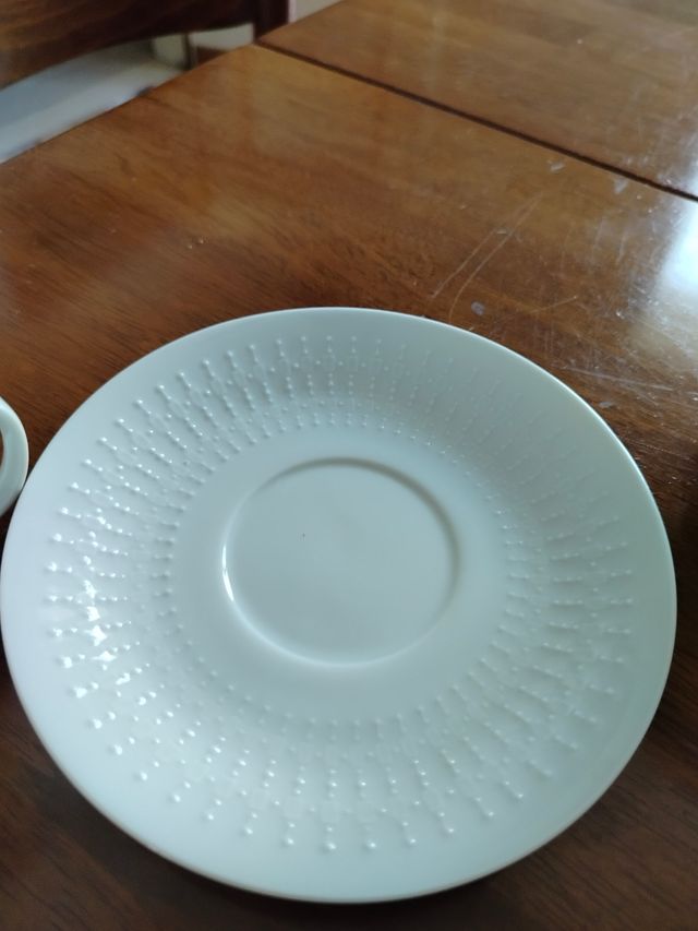 Servizio tè Hutschenreuther bianco per 12