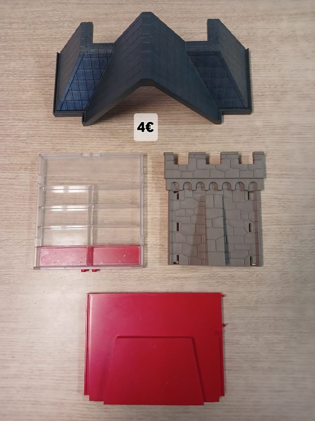 Piezas Playmobil: techos y muros