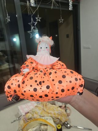 Muñeca payaso vintage