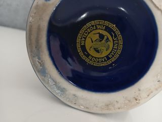 Vaso Ceramica Blu Oro Venezia
