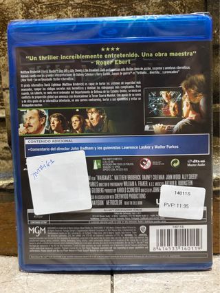 Juegos de Guerra (Blu-ray)