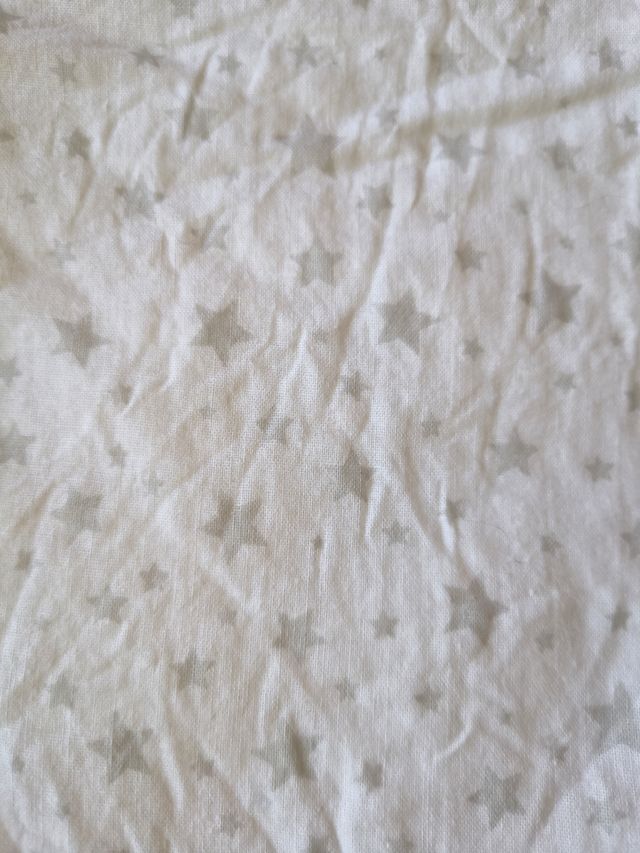 Edredón+cojín+protector cuna estrellas