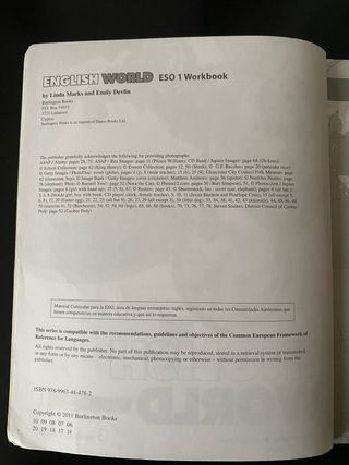 ENGLISH WORLD 1§ESO WB+LANG. 11 BURIN31ESO