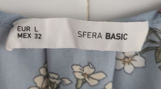 Blusa Sfera floral azul - L