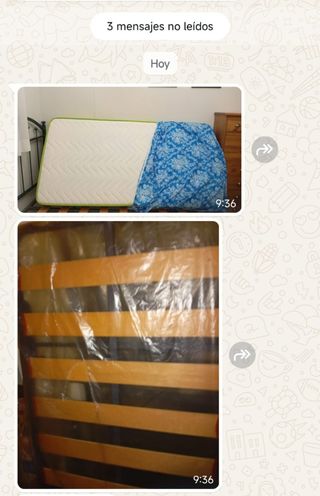 Colchón + somier 80cm