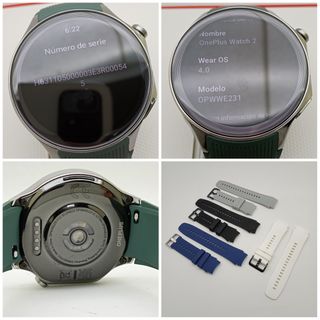 OnePlus Watch 2 46mm - Verde & Plata