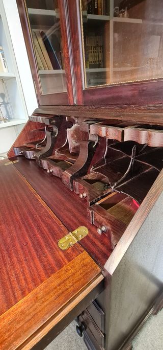 Escritorio Secretaire madera Iroko