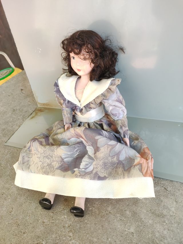 Muñeca porcelana vintage