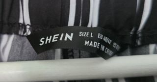 Pantalón rayas SHEIN L