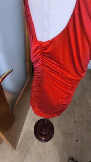 Camiseta roja tirante ancho