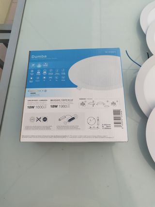 11× LED Empotrables Libertina 18W 6500K