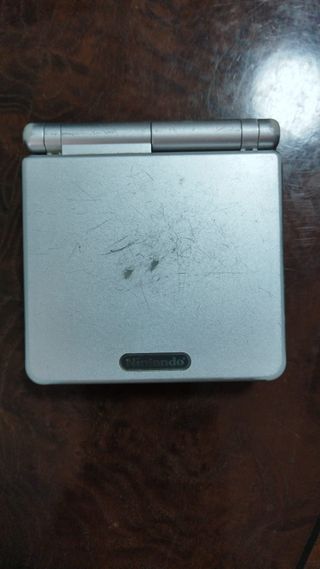 Game Boy Advance SP Gris Plata + Juegos