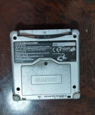Game Boy Advance SP Gris Plata + Juegos