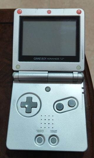 Game Boy Advance SP Gris Plata + Juegos