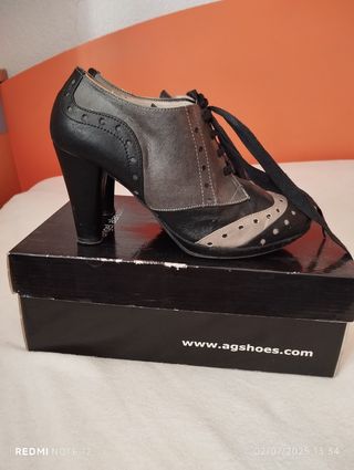 Zapatos Angel Alarcón Piel - Tacón Mediano