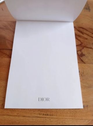 Bloc notas Dior + bolígrafo