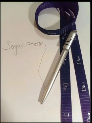 Bloc notas Dior + bolígrafo